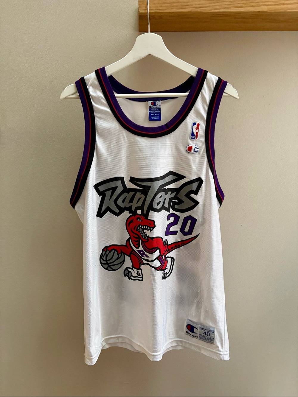 Toronto Raptors VTG 90s Damon Stoudamire NBA Champion basketball jersey